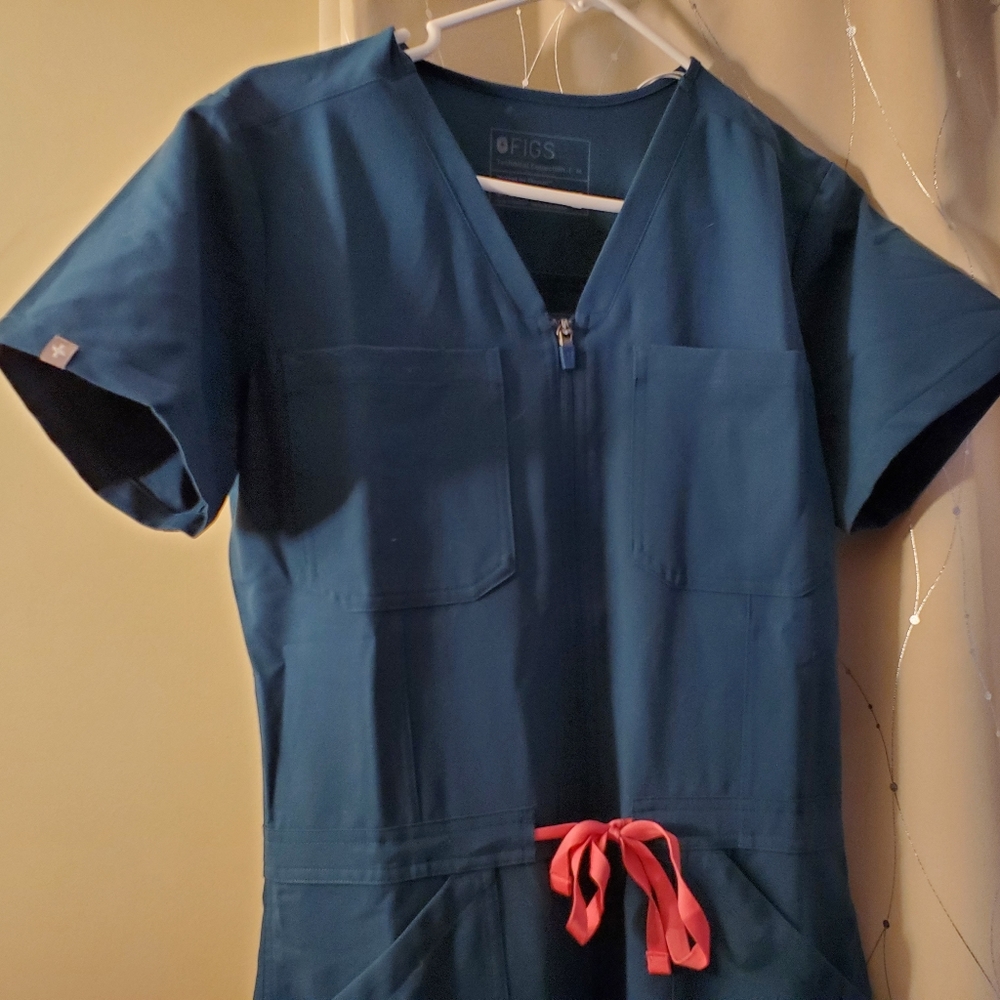 Figs Catarina Scrub Jumpsuit M NWT